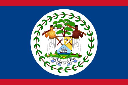 belize 国旗