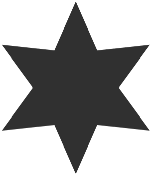 star fill pointed six 几何图形 常用 星星