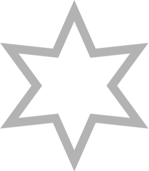star pointed six stroke 几何图形 常用 星星