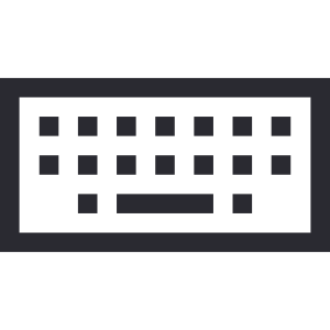图标 keyboard icon 常用 键盘