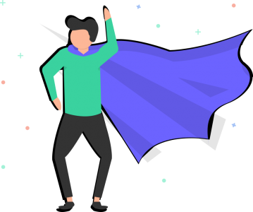 superhero 插图