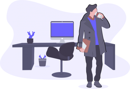插图 quitting time