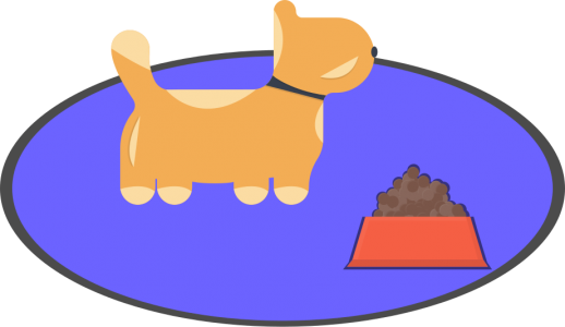 插图 cautious dog
