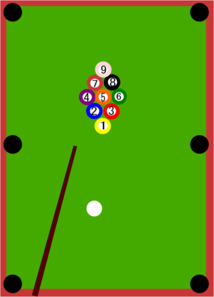 clip art clipart svg public domain ball 运动 game snooker billiards pool nine ball table 剪贴画 游戏 球