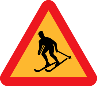 clip art clipart svg public domain snow sign symbol 运动 skiing ski skier sweden warning wikimedia commons forbidden road sign 剪贴画 符号 标志 雪