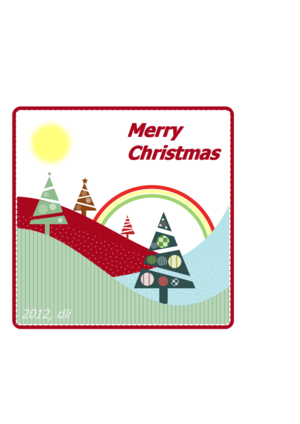 clip art clipart svg tree colors card christmas merry christmas funky trees rainbow 剪贴画 圣诞 圣诞节 彩色 卡牌 卡片 树木