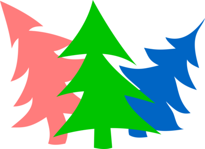 clip art clipart svg tree silhouette colors silhouettes christmas xmas trees 剪贴画 剪影 圣诞 圣诞节 彩色 树木