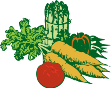 clip art clipart svg 食物 public domain media vegetable carrot asparagus pepper tomato 剪贴画 多媒体