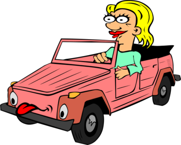 clip art clipart svg woman car transportation vehicle automobile 人物 drive cartoon 女孩 剪贴画 卡通 女人 女性 小汽车 汽车 运输 驾车