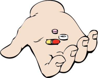 clip art clipart svg medical medicine health contour sick ill healthy hand arm pill pharmacy pills 剪贴画 手 轮廓
