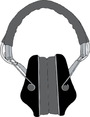 clip art clipart svg public domain black and white 音乐 sound equipment listen audio headphones stereo 剪贴画 黑白 器材 声音
