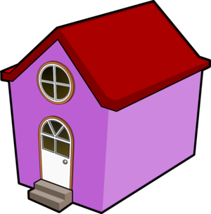 building clip art clipart home house image svg public domain cartoon contour cute purple little 剪贴画 卡通 建筑 建筑物 房子 屋子 房屋 可爱 家 轮廓 紫色