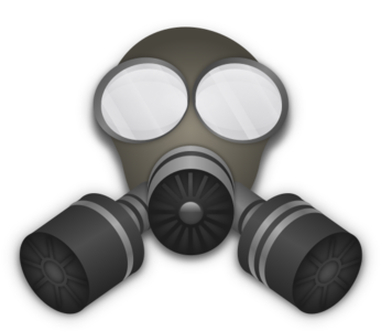 svg colors toxic military war air breath chemical filter gas gas mask mask warfare pollutant 彩色