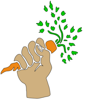 clip art clipart svg 食物 plant public domain hand radical graphics vegetables carrot 剪贴画 植物 手