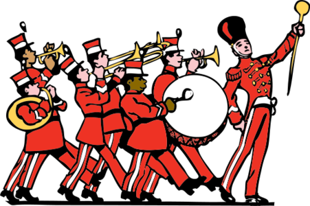 clip art clipart svg 音乐 instrument 人物 cartoon band drum major marching 剪贴画 卡通 乐器