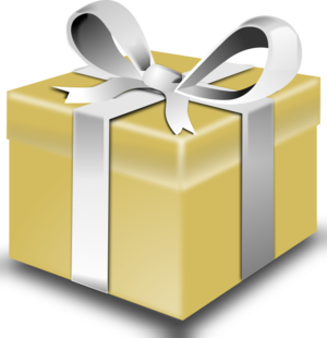 clip art clipart svg public domain yellow gold box christmas xmas gift present gifts presents ribbon silver 剪贴画 黄色 圣诞 圣诞节 黄金 金色