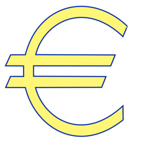 clip art clipart svg public domain money sign symbol euro currency 剪贴画 符号 标志 货币 金钱 钱