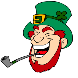 clip art clipart svg green color public domain 人物 cartoon colors irish ireland man face shamrock leprechaun pipe 剪贴画 颜色 卡通 男人 绿色 草绿 彩色