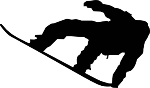 clip art clipart svg black black and white silhouette winter contour outline silhouettes 运动 activity ski skier black & white snowboard 剪贴画 剪影 黑色 黑白 冬天 冬季 轮廓