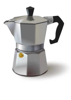 clip art clipart image svg openclipart beverage coffee liquid mug drink hot coffeine espresso beaker italian stove grey color 剪贴画 颜色 饮料 饮品 灰色