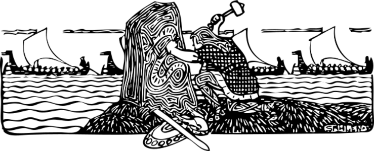 clip art clipart svg black and white history vintage 人物 illustration man carve project runeberg ships vikings viking 剪贴画 男人 黑白 历史