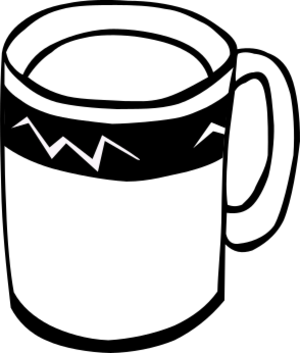 clip art clipart svg coffee drink 食物 black and white colouring book dinner lunch menu fastfood tea 剪贴画 黑白 饮料 饮品 菜单