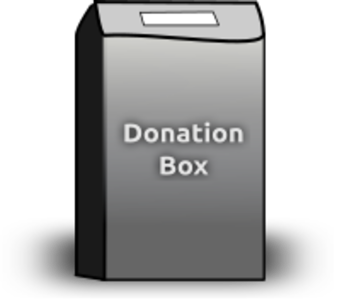 clip art clipart svg grey color money open charity donation donation box 剪贴画 颜色 货币 金钱 钱 灰色