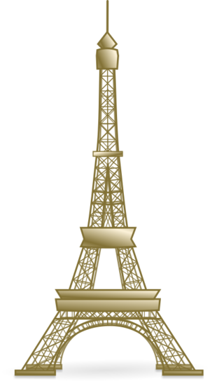 building clip art clipart image svg architecture public domain landmark paris eiffel tower france historic monument 剪贴画 建筑 建筑物