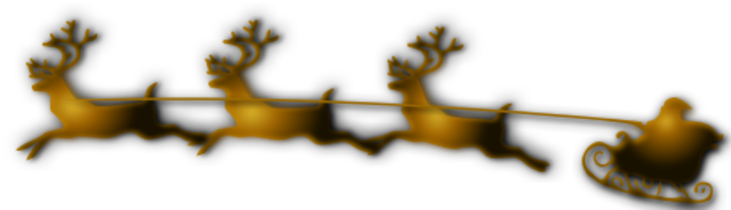 svg silhouette silhouettes christmas xmas santa claus reindeer 剪影 圣诞 圣诞节