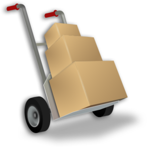 clip art clipart svg transportation 交通 cargo hand truck load shipment tools utility shipping boxes 剪贴画 运输