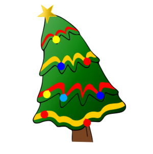 clip art clipart svg tree cartoon colors holiday christmas xmas decorated 剪贴画 卡通 装饰 假日 节日 假期 圣诞 圣诞节 彩色 树木