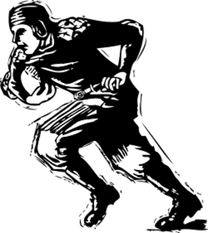 clip art clipart svg black and white 人物 man 运动 rugby american football 剪贴画 男人 黑白