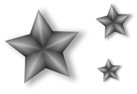 svg grey decoration shadow stars shape star transparency 3d 装饰 阴影 灰色 星星