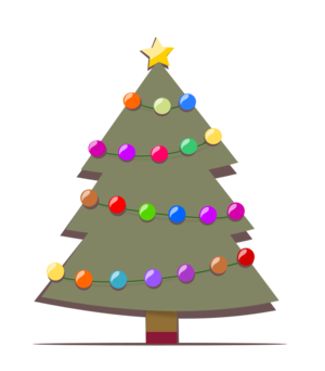 clip art clipart svg tree colors decoration holiday christmas christmas tree xmas decorated lights 剪贴画 装饰 假日 节日 假期 圣诞 圣诞节 彩色 树木