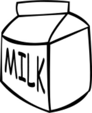 clip art clipart svg liquid drink 食物 black and white box container colouring book dinner lunch menu carton milk 剪贴画 黑白 饮料 饮品 菜单 容器