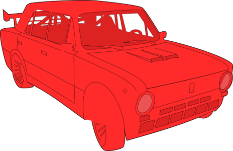 clip art clipart svg red color public domain car transportation 交通 vehicle automobile russian russia tuned 剪贴画 颜色 红色 小汽车 汽车 运输