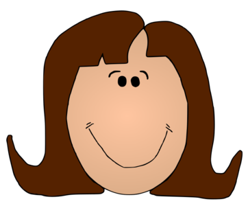 clip art clipart svg woman lady 人物 cartoon colour contour head female person 女孩 face smiling worldlabel vectorized 剪贴画 卡通 女人 女性 女士 彩色 人类 微笑 轮廓