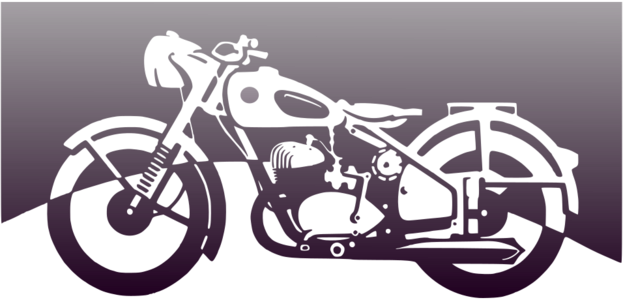 clip art clipart svg 交通 vehicle drive ride bike motorbike motorcycle 1950 剪贴画 驾车