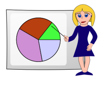 clip art clipart svg woman business 人物 person chart graph presentation powerpoint slide 剪贴画 女人 女性 人类 商业