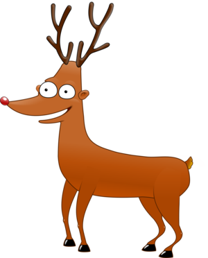clip art clipart svg color public domain 动物 animals colors christmas xmas reindeer rudolf deer 剪贴画 颜色 圣诞 圣诞节 彩色