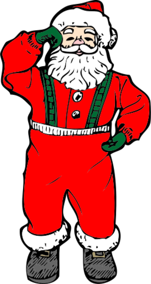 clip art clipart svg color public domain dancing colors holidays christmas xmas santa claus santa 剪贴画 颜色 假日 节日 假期 圣诞 圣诞节 彩色