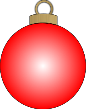 clip art clipart svg red public domain ball balls christmas xmas 剪贴画 红色 圣诞 圣诞节 球