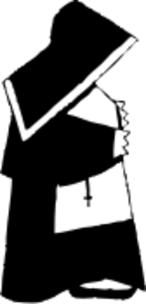 clip art clipart svg black and white church woman cartoon female religion religious christianity nun monastery 剪贴画 卡通 女人 女性 黑白 宗教
