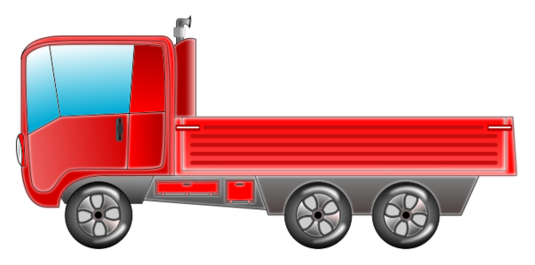clip art clipart svg red car 交通 truck lorry 剪贴画 红色 小汽车 汽车