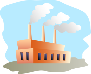 building clip art clipart image svg openclipart architecture chimney color factory industry manufacturing colour smoke industrial 剪贴画 颜色 建筑 建筑物 彩色