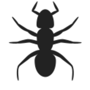 clip art clipart svg black 动物 silhouette insect bug silhouettes flat poster monochrome solid ant 剪贴画 剪影 黑色