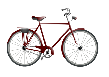 clip art clipart svg openclipart red color driver wheels ride race 运动 bicycle bike riding wheeler recreation 剪贴画 颜色 红色