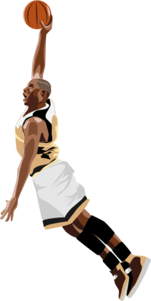 clip art clipart svg openclipart color play 男孩 man ball 运动 score basketball nba player male bball dunking slamdunk 剪贴画 颜色 男人 男性 球