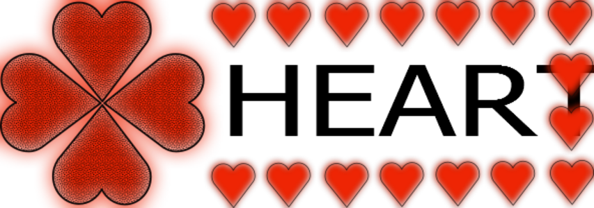 clip art clipart svg openclipart red black color 爱情 emotion valentine pattern luck heart shamrock loving affection valentine's 剪贴画 颜色 黑色 红色 情人节 花样 心形 心脏