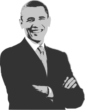 clip art clipart image svg openclipart 人物 man american us african person usa united states president presidents current first obama states 剪贴画 男人 人类 美国